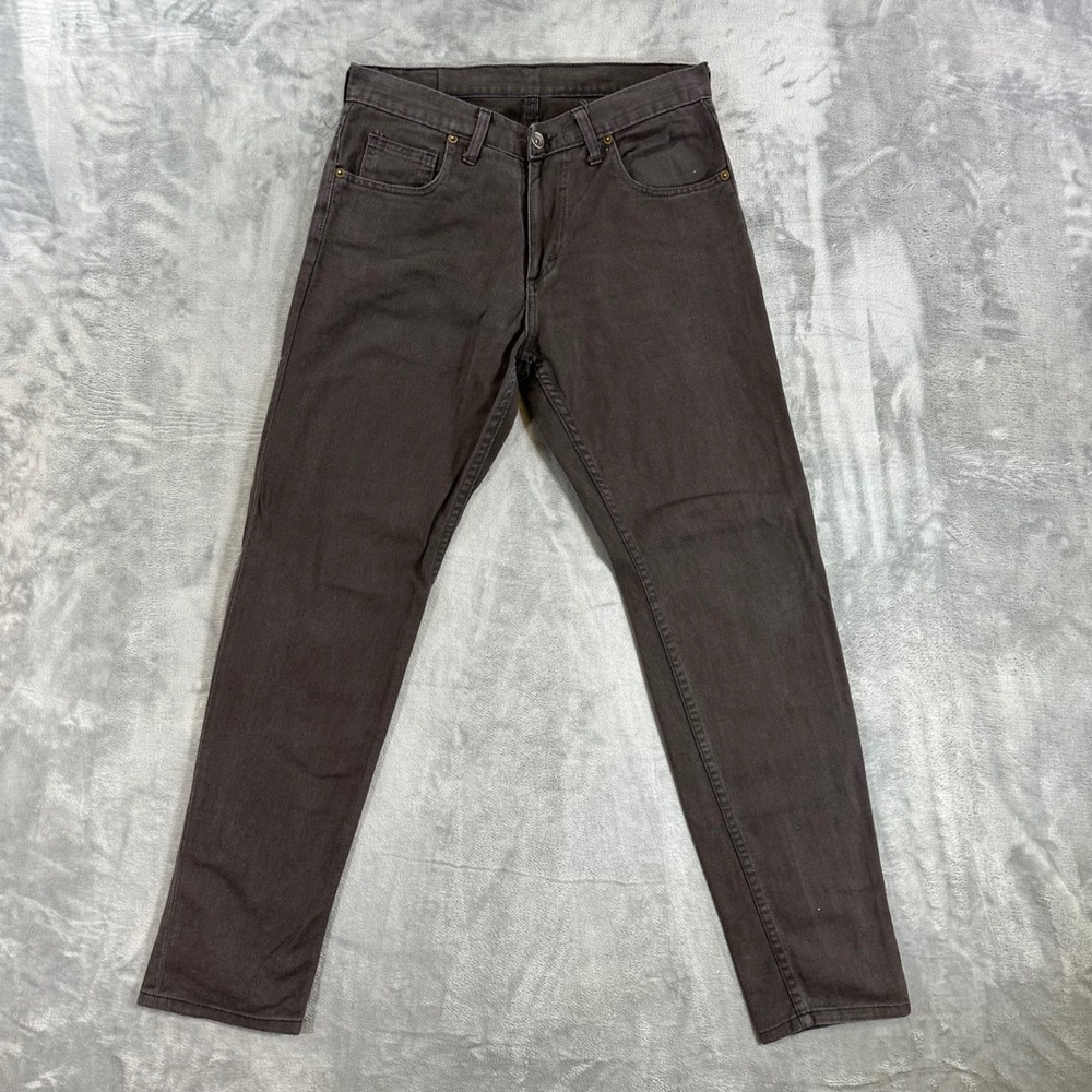 Dearborn Tailored Fit Jeans Men's Size 31x32 Charcoal Gray Denim Pants